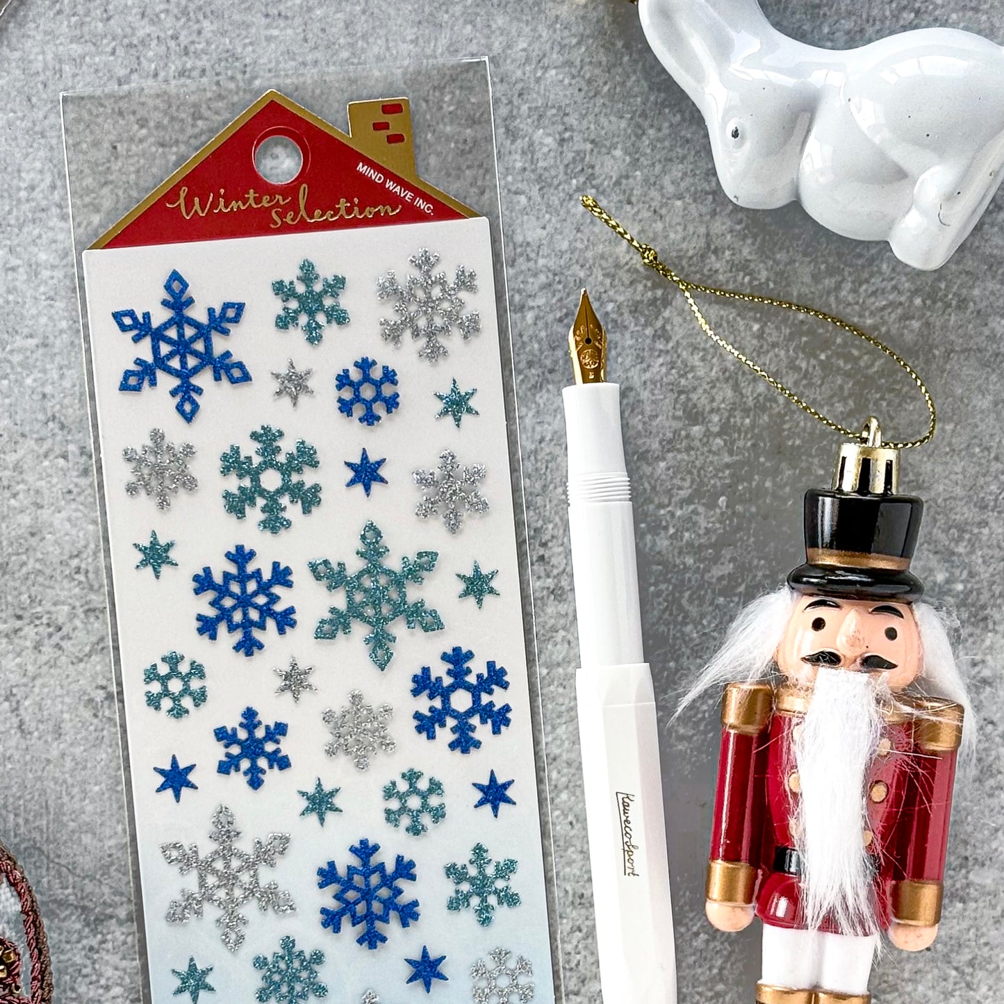 Winter Limited / Mind Wave / Stickers - Snow Flakes (Blue)