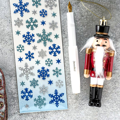 Winter Limited / Mind Wave / Stickers - Snow Flakes (Blue)