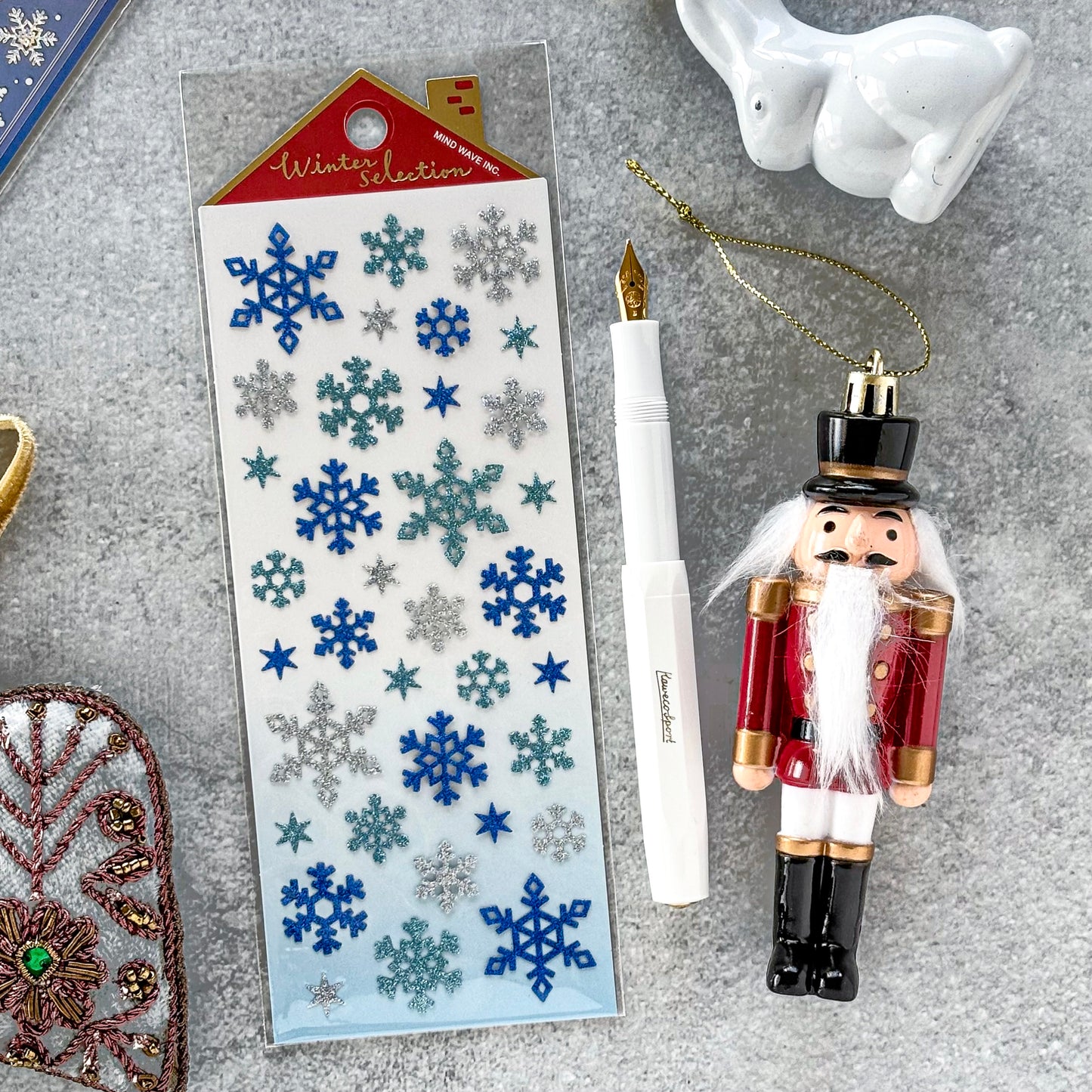 Winter Limited / Mind Wave / Stickers - Snow Flakes (Blue)