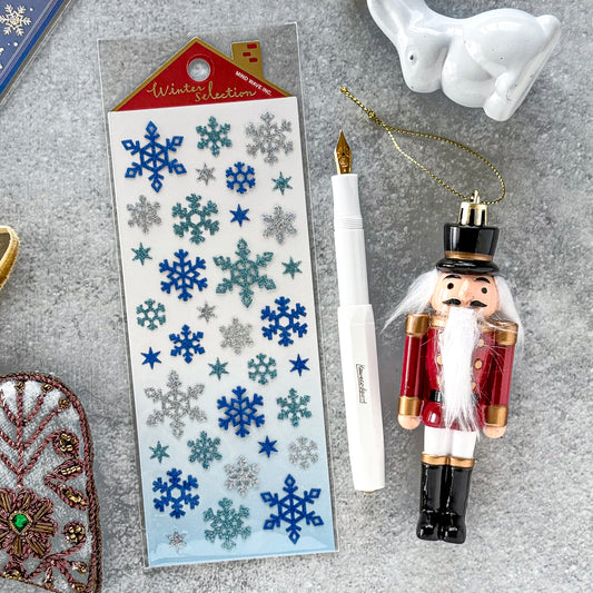 Winter Limited / Mind Wave / Stickers - Snow Flakes (Blue)