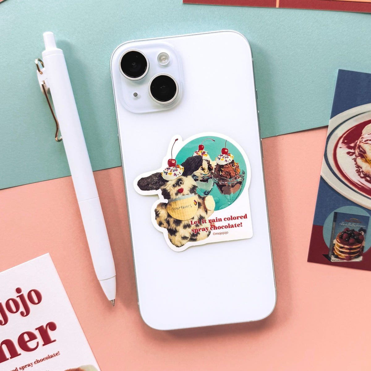 Mojojojo / Vinyl Sticker - Ice Cream Sundae