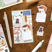 Die-cut Cat Sticky Note - Daily Life