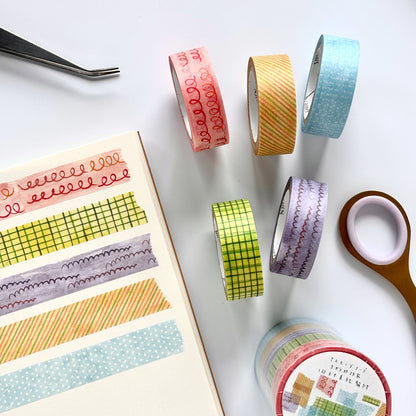 Miki Tamura / Art Washi Tape Set - Patterns