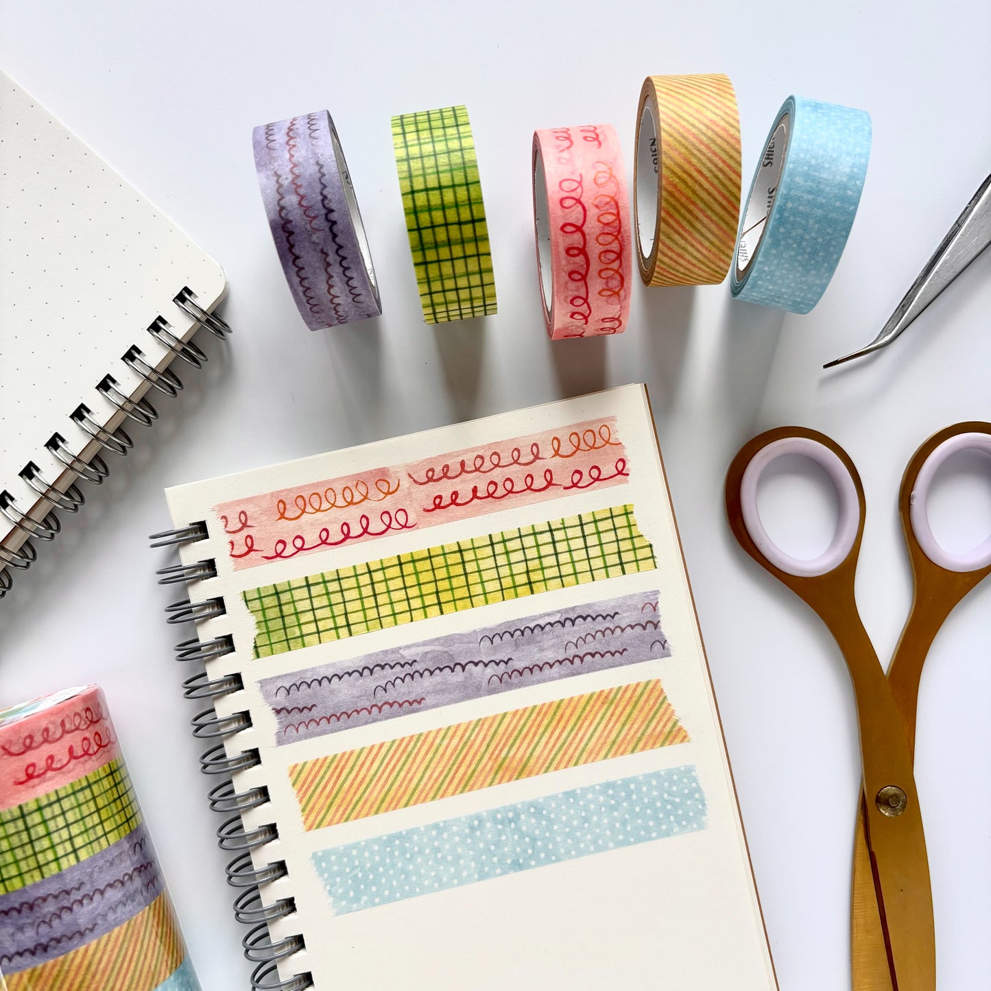 Miki Tamura / Art Washi Tape Set - Patterns