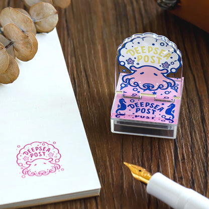 Obi1 / Acrylic Stand Pre-inked Stamp - Deepsea Post