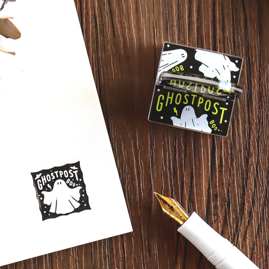 Obi1 / Acrylic Stand Pre-inked Stamp - Ghost Post