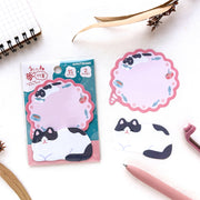 Sleepy Animal Sticky Note Set - Cat