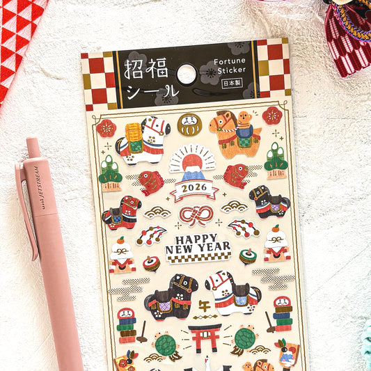 2026 Limited Stickers / Mind Wave - Japanese New Year