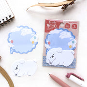 Sleepy Animal Sticky Note Set - Dog