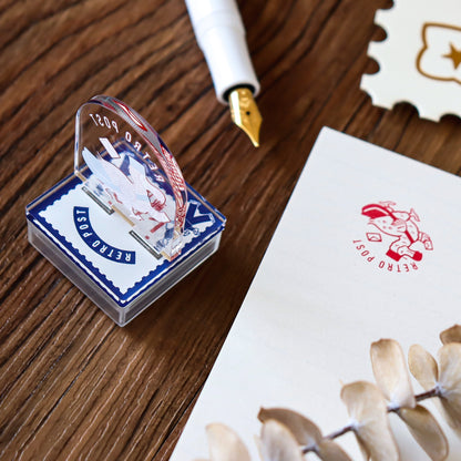 Obi1 / Acrylic Stand Pre-inked Stamp - Retro Post