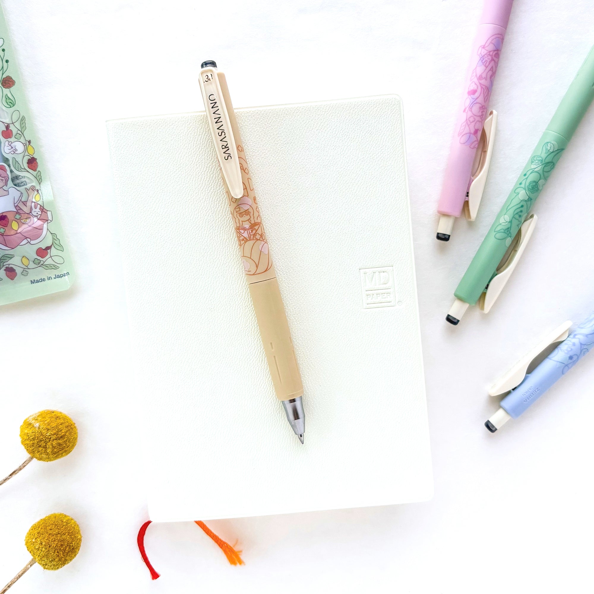 Limited Edition / Heisuke Kitazawa / SARASA NANO Pen (color: black / 0.38mm)