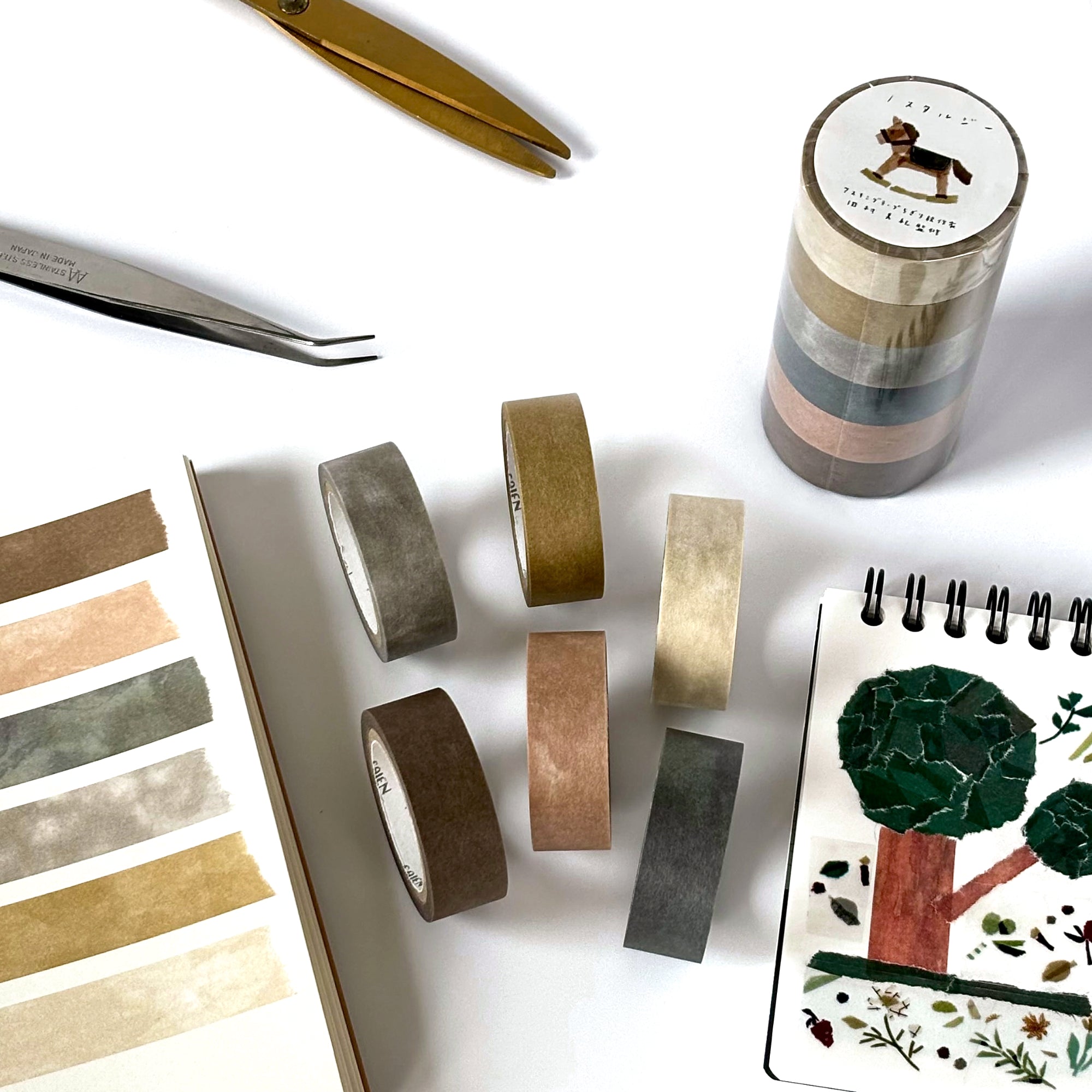 Miki Tamura / Art Washi Tape Set - Nostagia