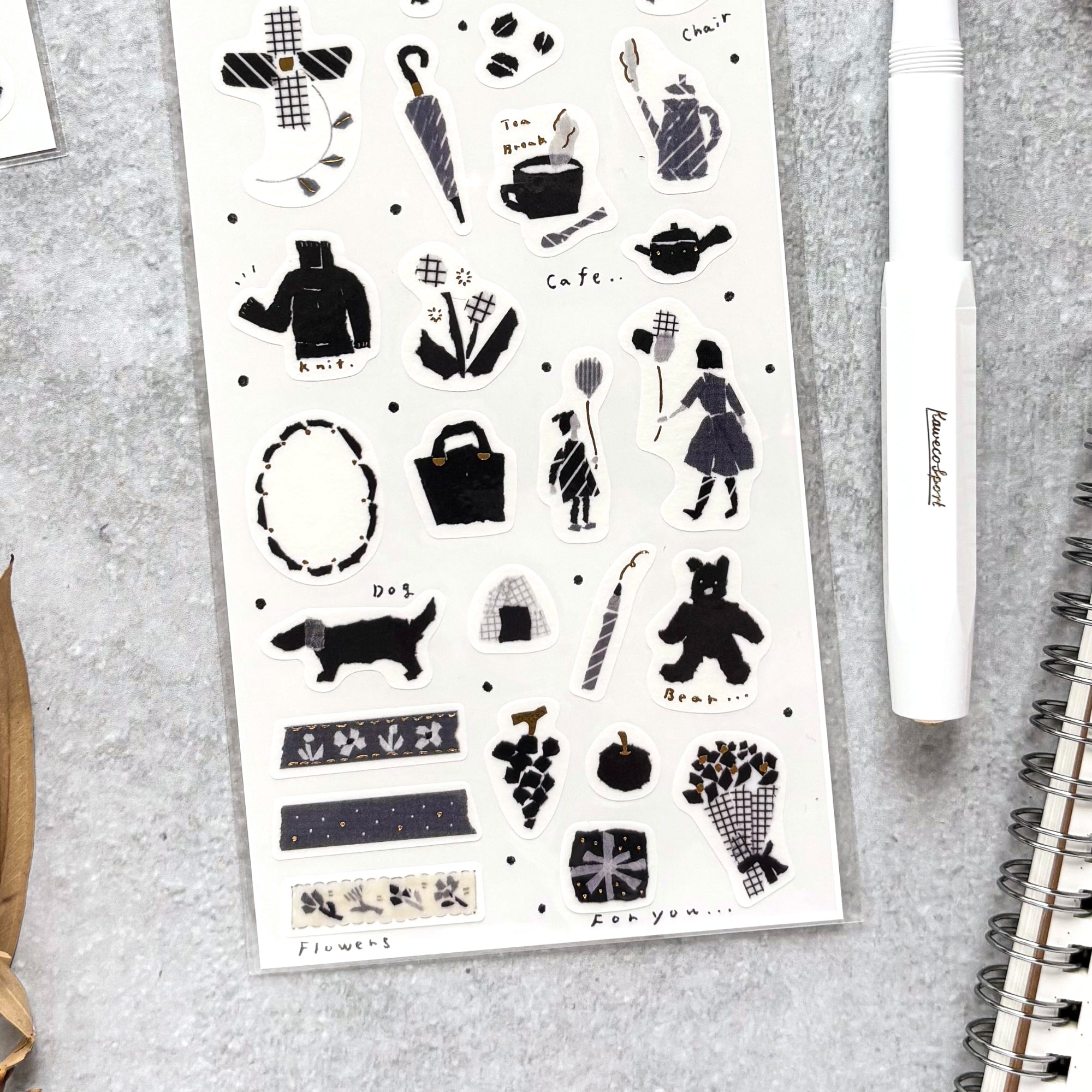 Miki Tamura / My Favorite Stickers - Monochrome
