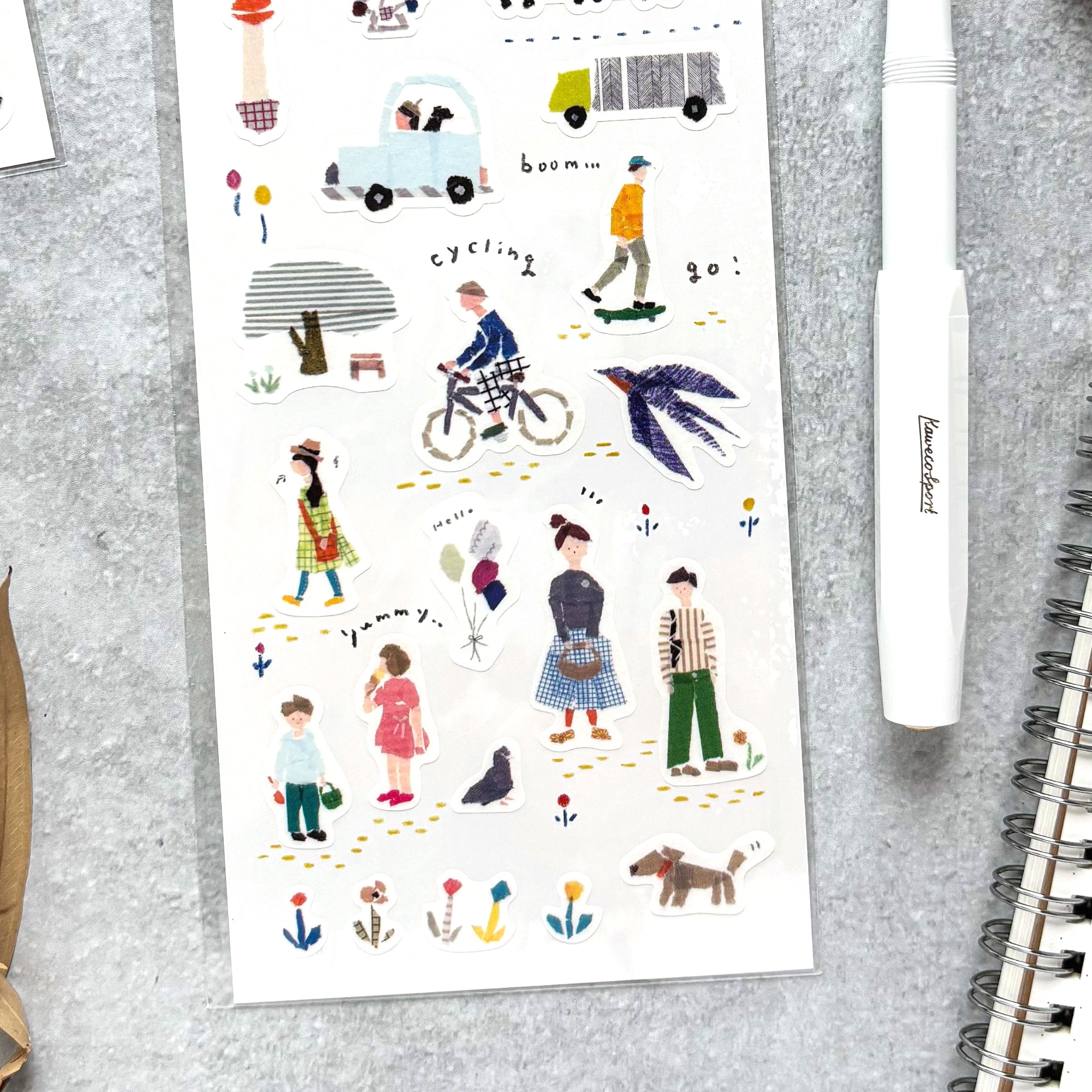 Miki Tamura / My Favorite Stickers - Town