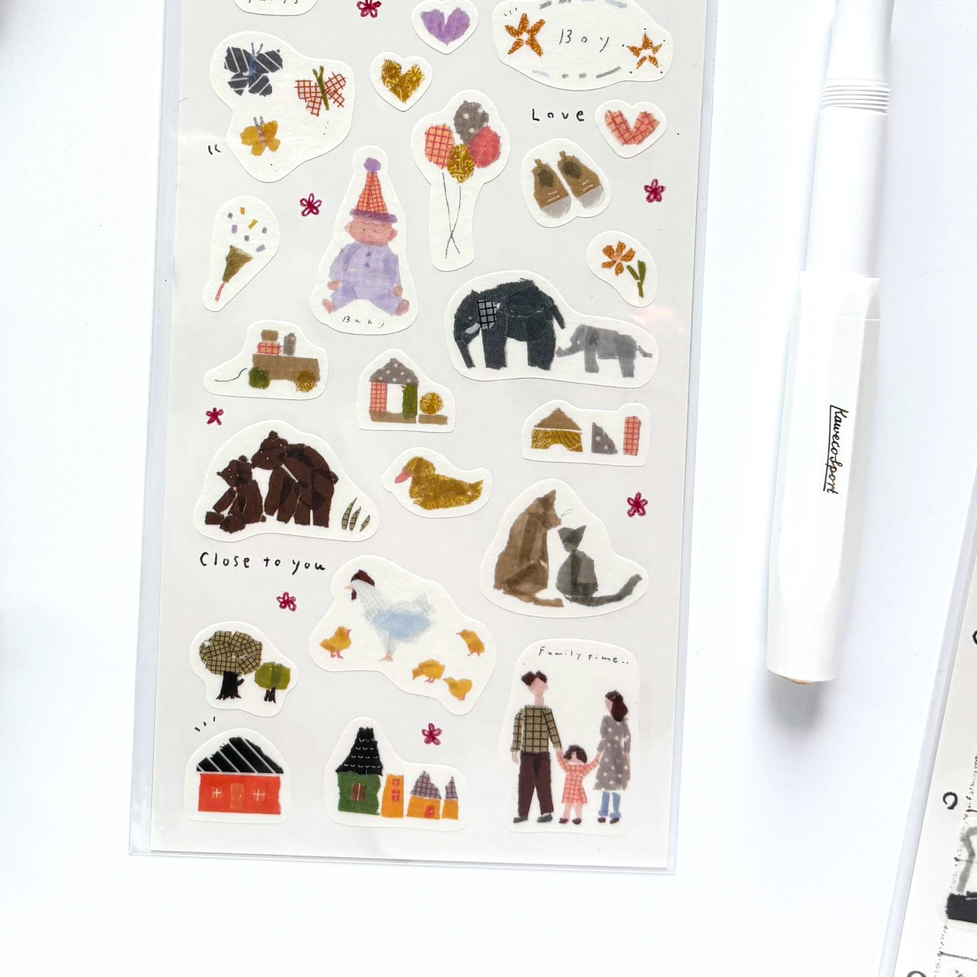 Miki Tamura / My Favorite Stickers - Family