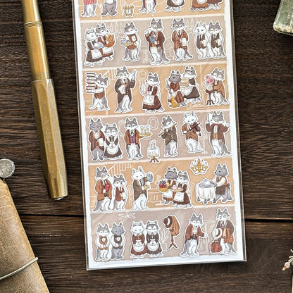 Mind Wave / Animal Butler Stickers - Wolf