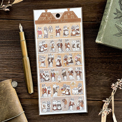 Mind Wave / Animal Butler Stickers - Wolf