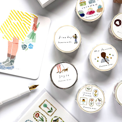 Miki Tamura / Washi Tape - iro iro pouch