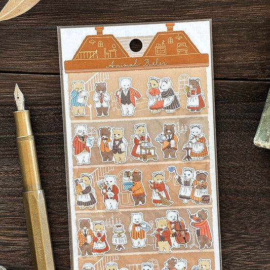 Mind Wave / Animal Butler Stickers - Bear