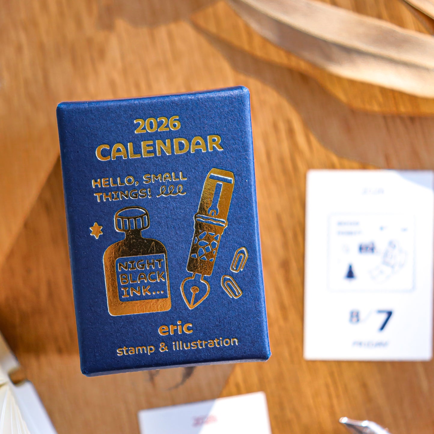 [Houston Exclusive] eric Mini Himekuri Calendar - One-day-a-page