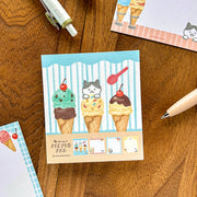 古川紙工 / メモ帳「ねことアイスクリーム」