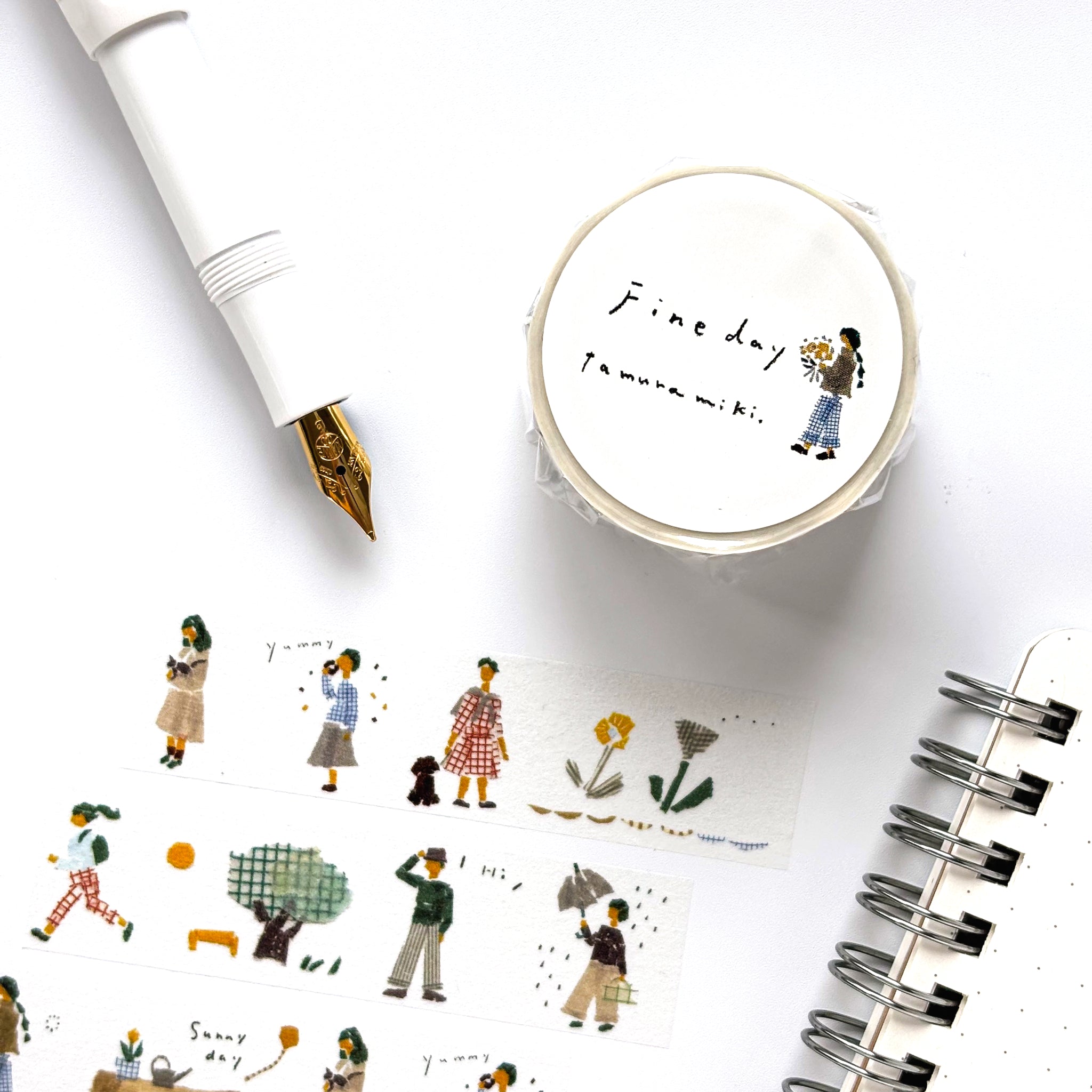 田村美紀 / マスキングテープ「Fineday」 – Cute Things from Japan