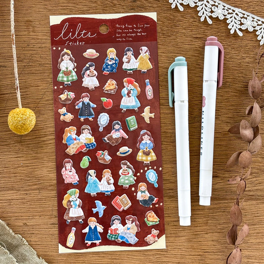 Mind Wave / Puffy Stickers - Happy Friends