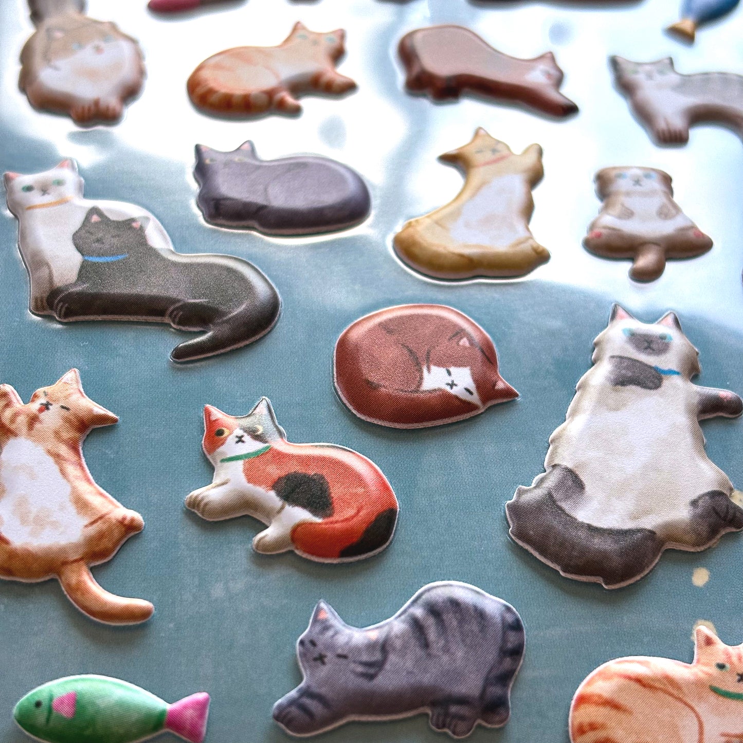 Mind Wave / Puffy Stickers - Cat  Life