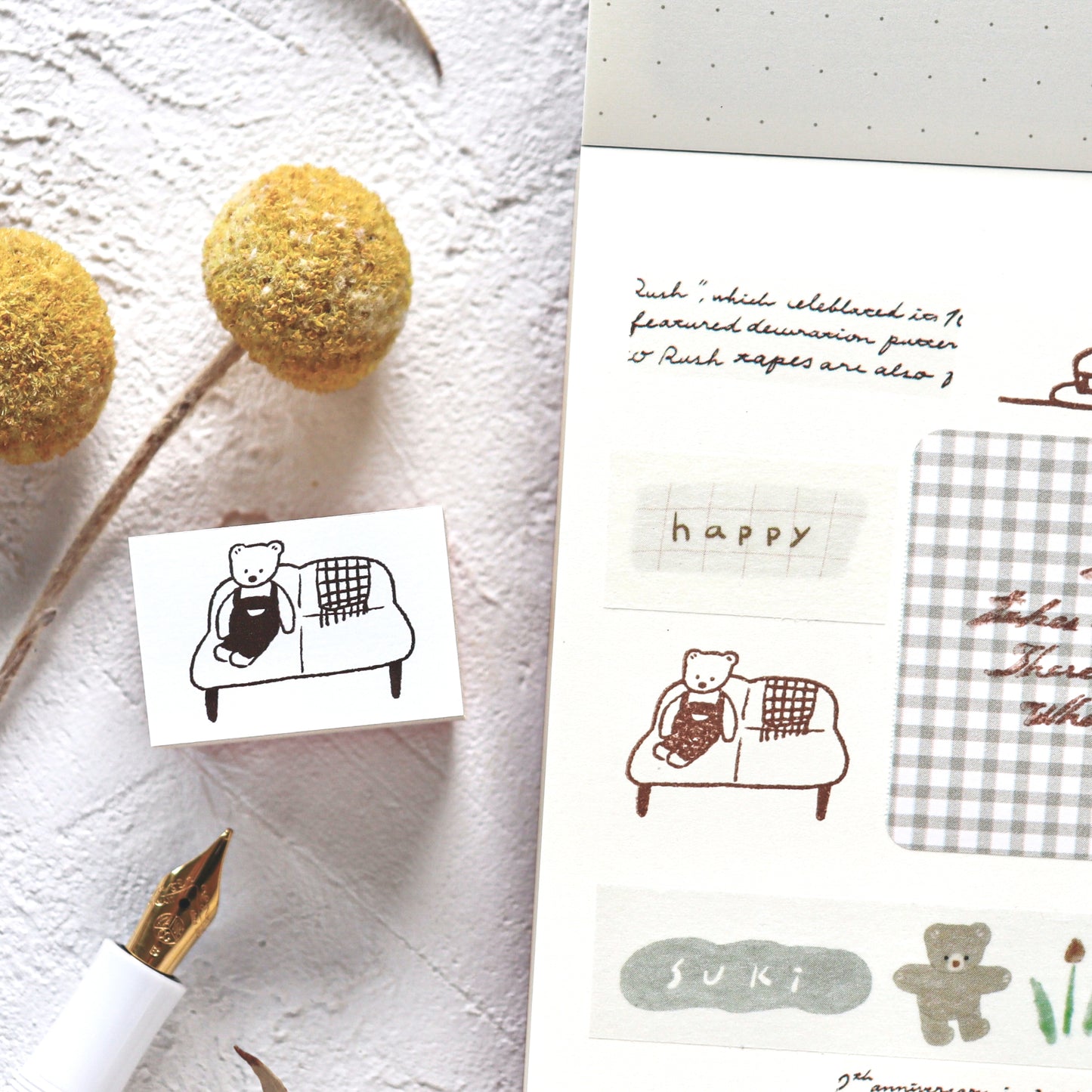 Ranmyu / Rubber Stamp - On the Couch