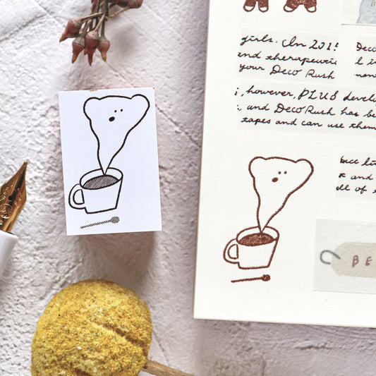 Ranmyu / Rubber Stamp - Cafe Time
