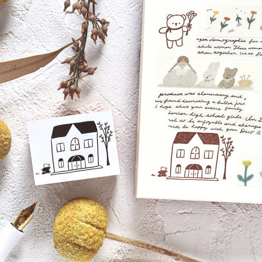Ranmyu / Rubber Stamp - House