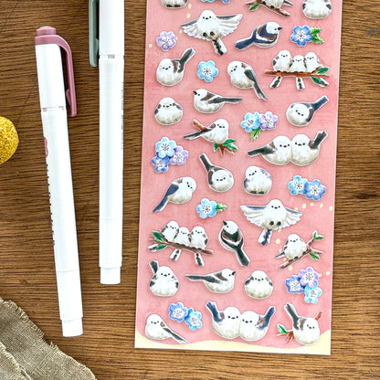 Mind Wave / Puffy Stickers - Long-tailed Tit