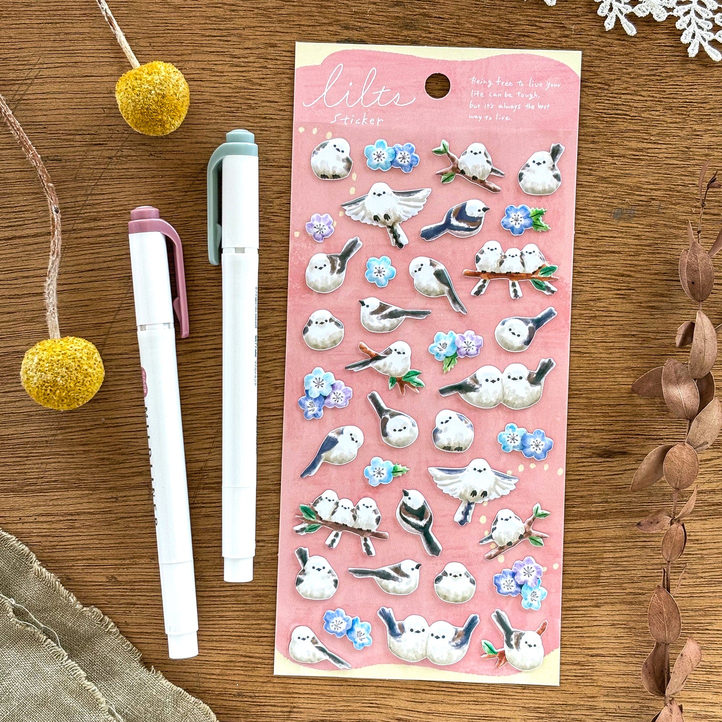 Mind Wave / Puffy Stickers - Long-tailed Tit