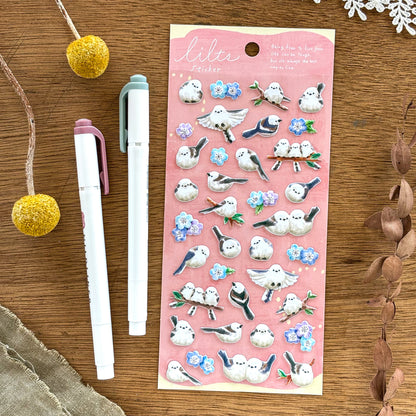 Mind Wave / Puffy Stickers - Long-tailed Tit