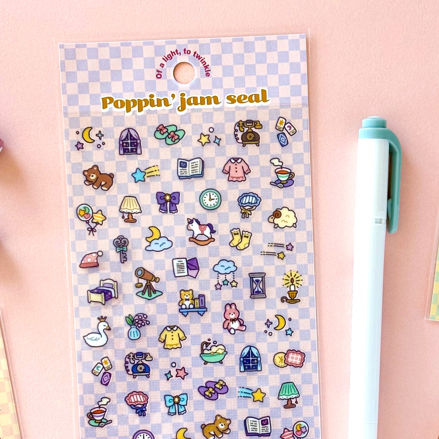 Mind Wave / Colorful Pop Stickers - Night