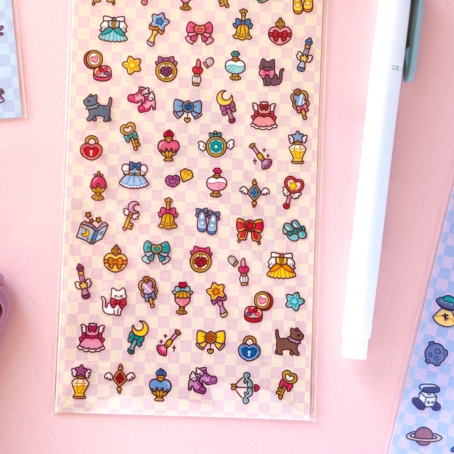 Mind Wave / Colorful Pop Stickers - Magical