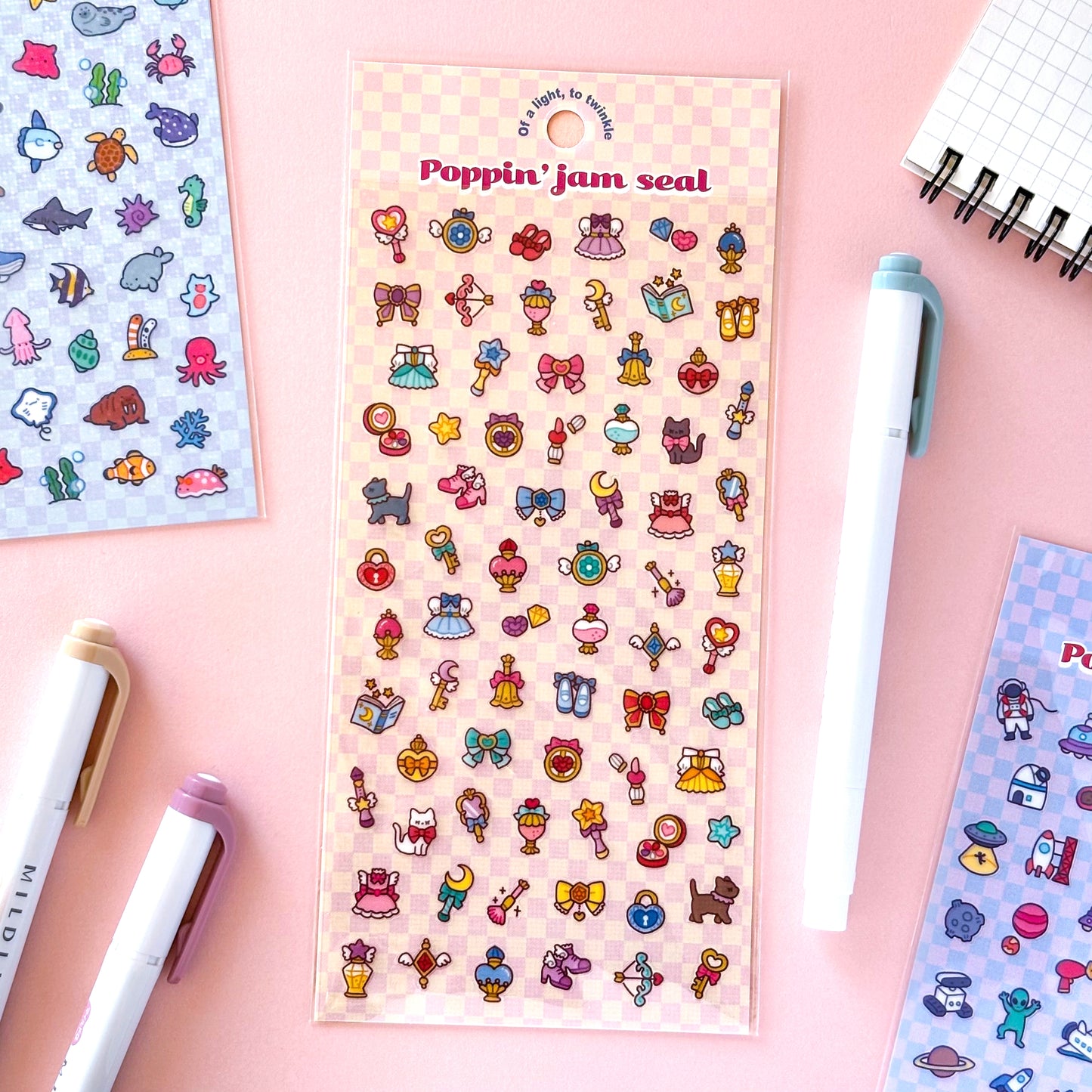 Mind Wave / Colorful Pop Stickers - Magical