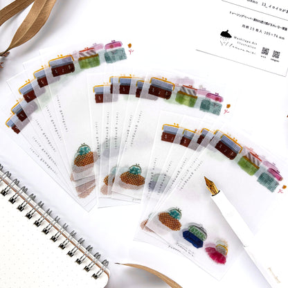 Miki Tamura / Tracing Paper Set - iro iro pouch