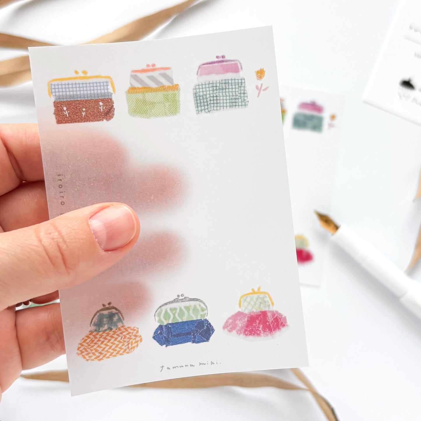 Miki Tamura / Tracing Paper Set - iro iro pouch