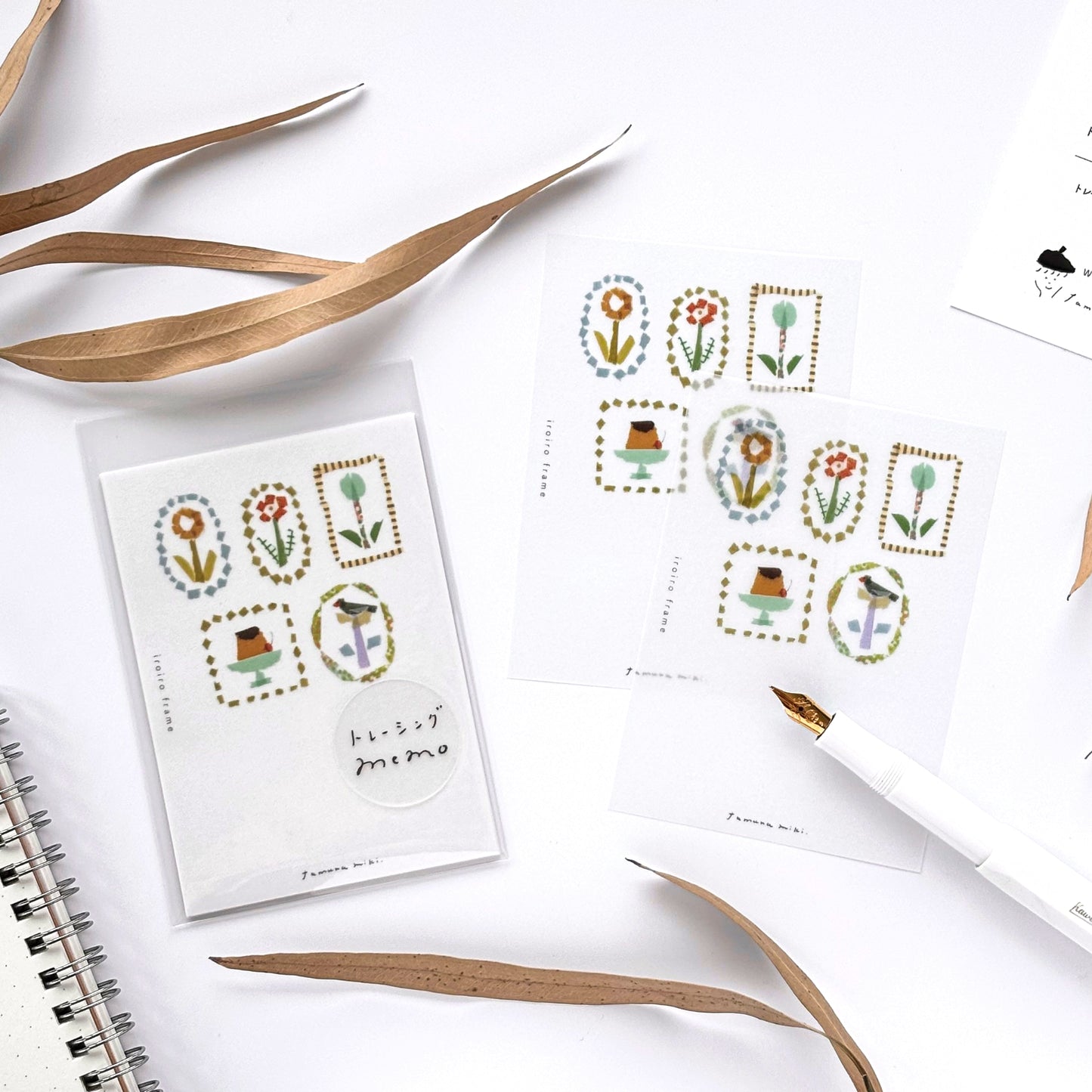 Miki Tamura / Tracing Paper Set - iro iro frame