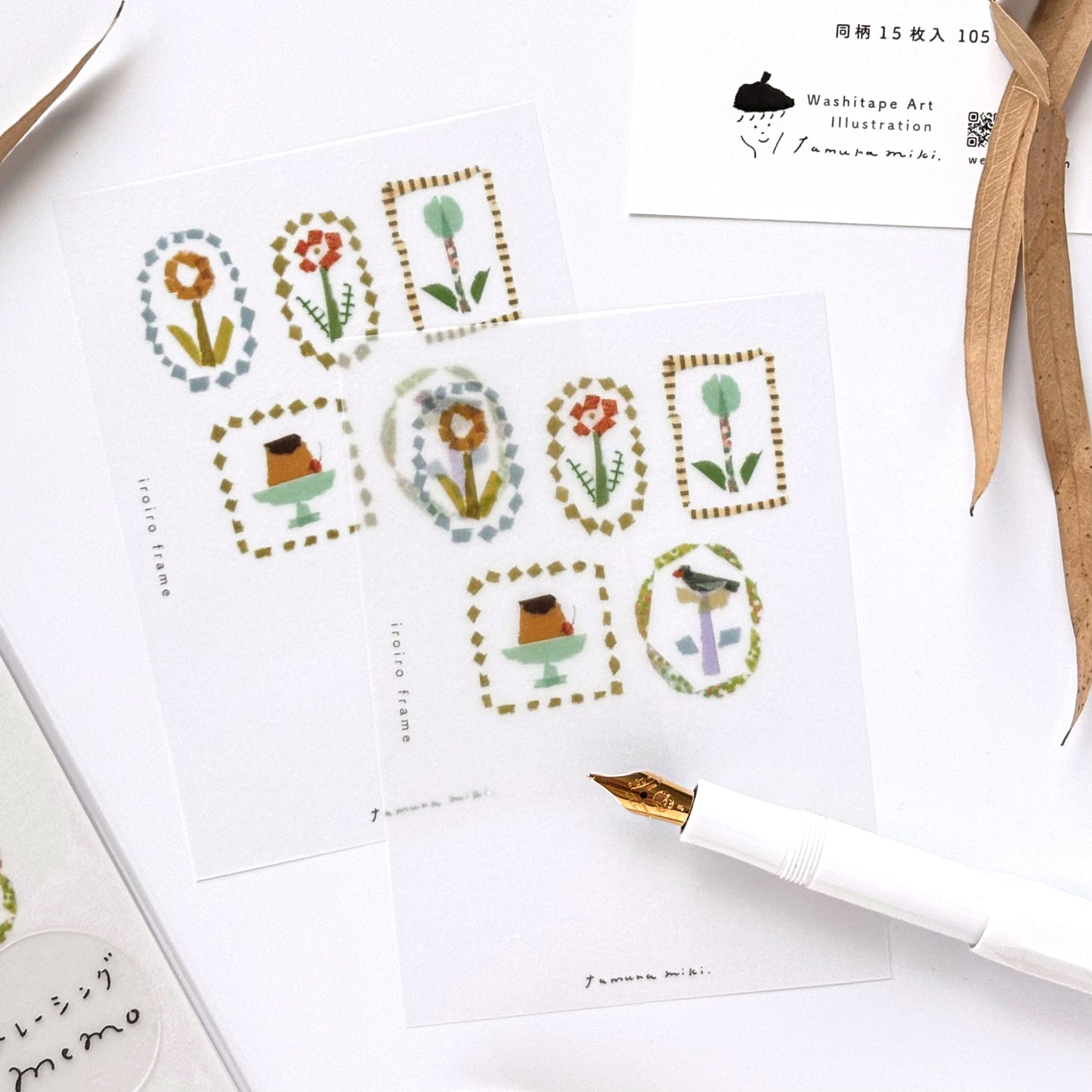 Miki Tamura / Tracing Paper Set - iro iro frame