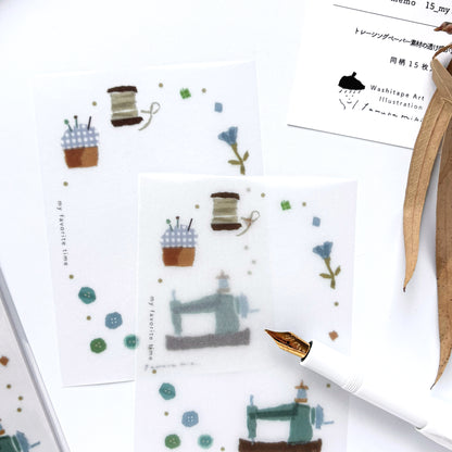 Miki Tamura / Tracing Paper Set - My favorite time