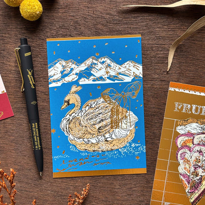 Aya Inoue / Postcard - Swan