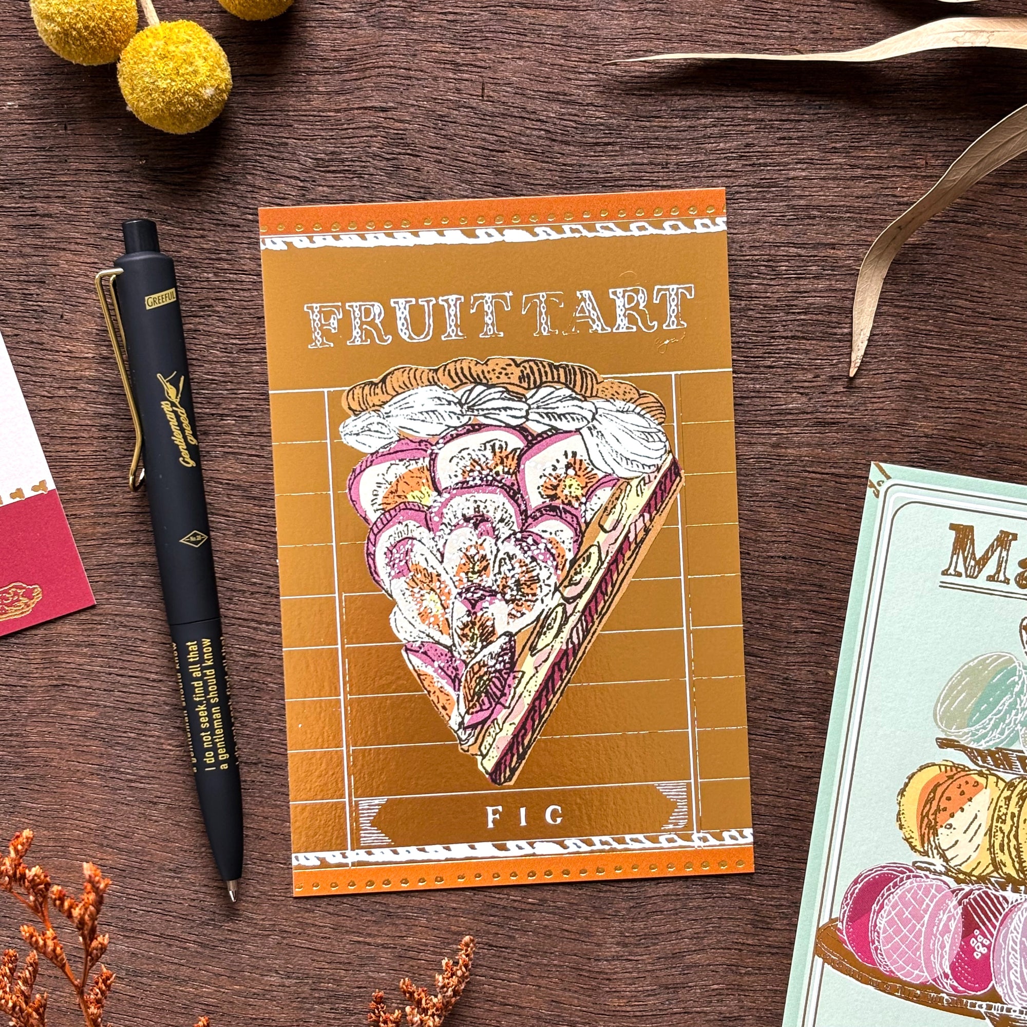 Aya Inoue / Postcard - Fruits Tart