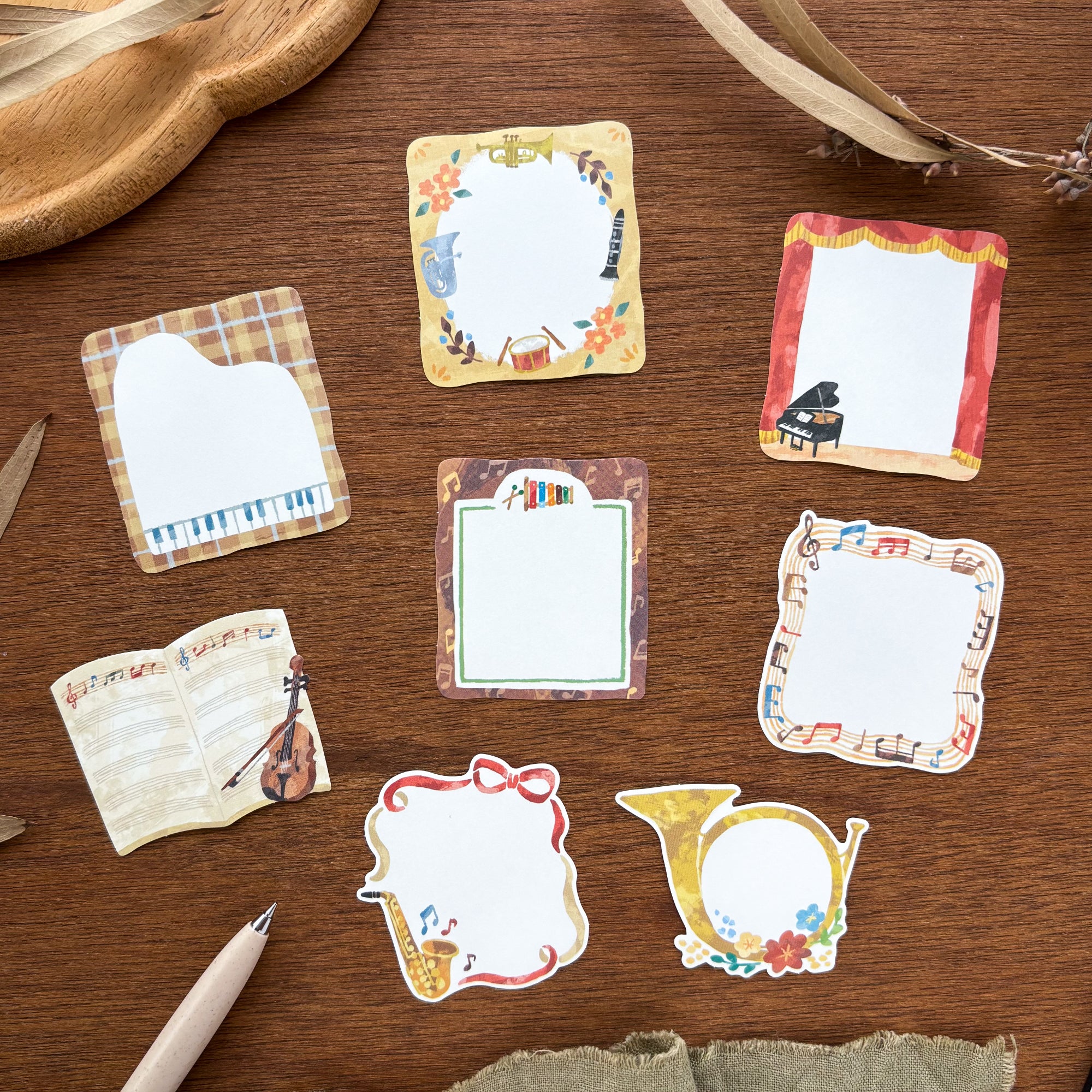 Mind Wave / Hidamari Life Flake Stickers - Music