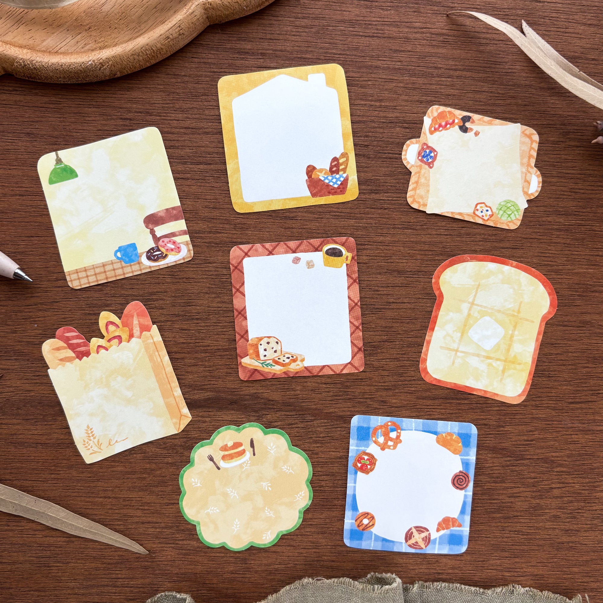 Mind Wave / Hidamari Life Flake Stickers - Bread