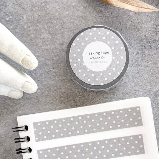 Papier Platz / Washi Tape - Dot Gray