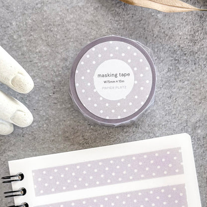 Papier Platz / Washi Tape - Dot Wisteria
