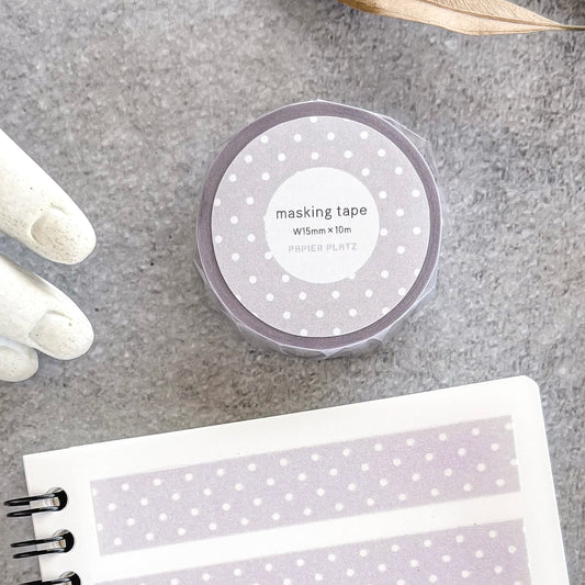 Papier Platz / Washi Tape - Dot Wisteria