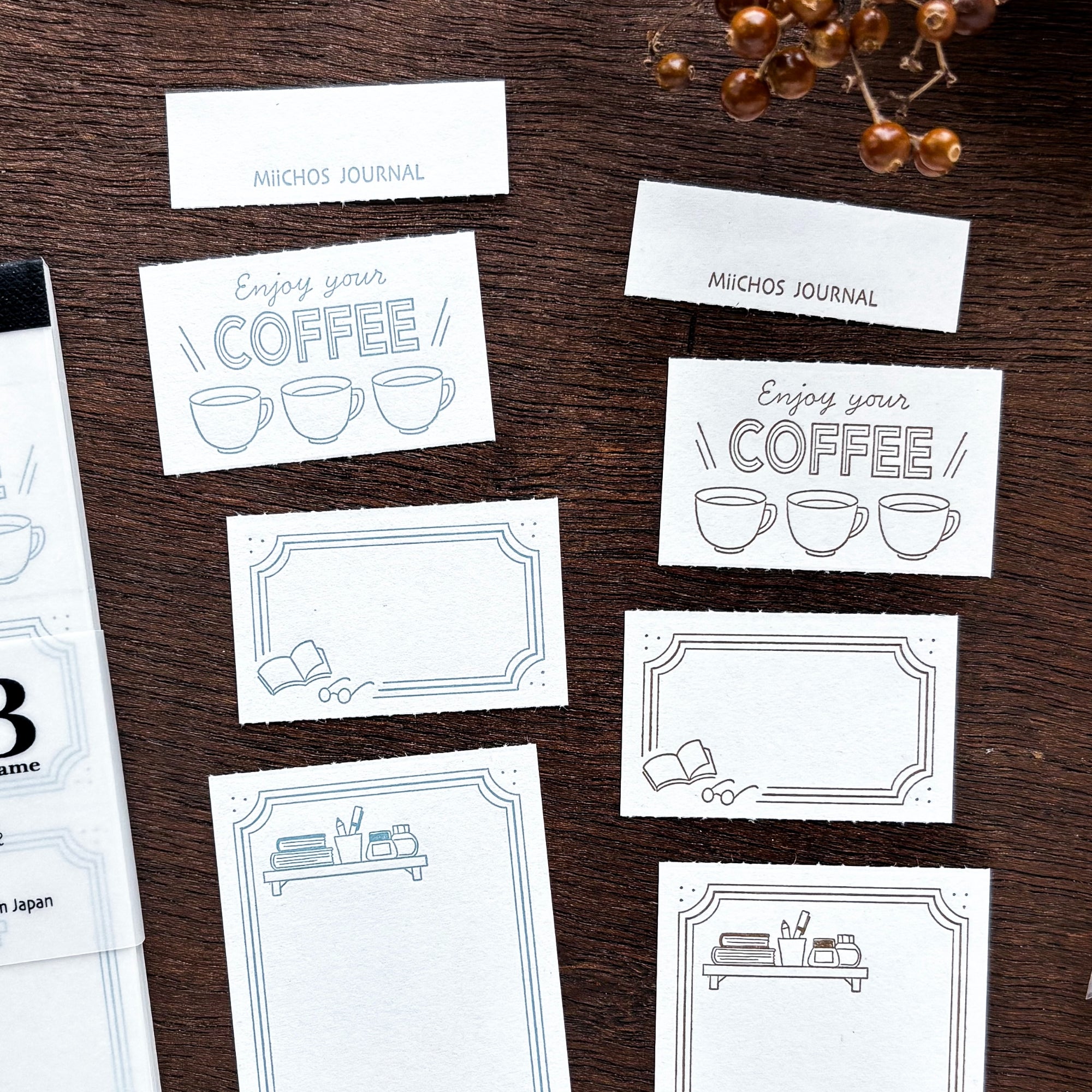MiiCHOS x CTJF / Letterpress Label Book